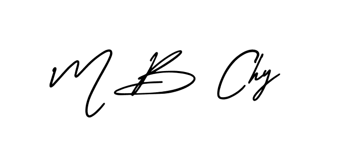 Similarly AmerikaSignatureDemo-Regular is the best handwritten signature design. Signature creator online .You can use it as an online autograph creator for name M B Chy. M B Chy signature style 3 images and pictures png