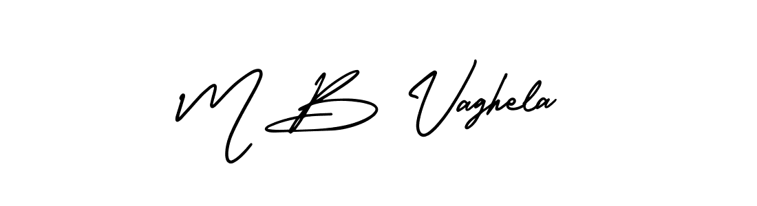 AmerikaSignatureDemo-Regular is a professional signature style that is perfect for those who want to add a touch of class to their signature. It is also a great choice for those who want to make their signature more unique. Get M B Vaghela name to fancy signature for free. M B Vaghela signature style 3 images and pictures png
