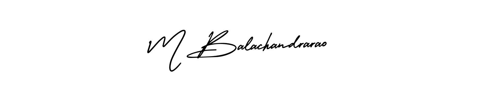AmerikaSignatureDemo-Regular is a professional signature style that is perfect for those who want to add a touch of class to their signature. It is also a great choice for those who want to make their signature more unique. Get M Balachandrarao name to fancy signature for free. M Balachandrarao signature style 3 images and pictures png