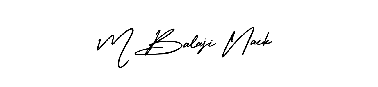 Similarly AmerikaSignatureDemo-Regular is the best handwritten signature design. Signature creator online .You can use it as an online autograph creator for name M Balaji Naik. M Balaji Naik signature style 3 images and pictures png