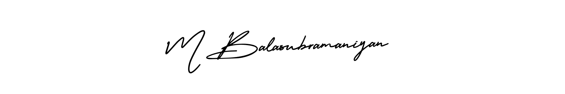 You can use this online signature creator to create a handwritten signature for the name M Balasubramaniyan. This is the best online autograph maker. M Balasubramaniyan signature style 3 images and pictures png