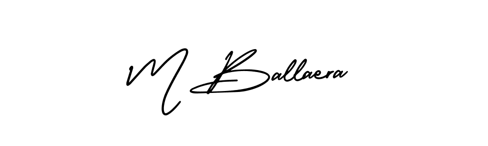 Also You can easily find your signature by using the search form. We will create M Ballaera name handwritten signature images for you free of cost using AmerikaSignatureDemo-Regular sign style. M Ballaera signature style 3 images and pictures png