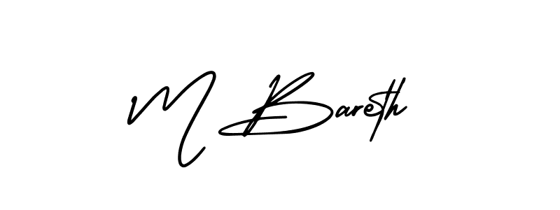 How to Draw M Bareth signature style? AmerikaSignatureDemo-Regular is a latest design signature styles for name M Bareth. M Bareth signature style 3 images and pictures png