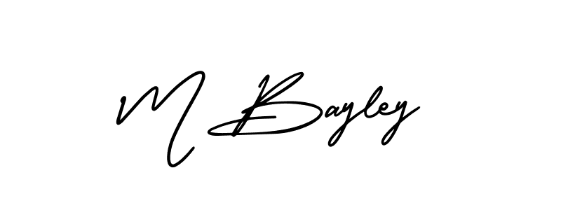 Also You can easily find your signature by using the search form. We will create M Bayley name handwritten signature images for you free of cost using AmerikaSignatureDemo-Regular sign style. M Bayley signature style 3 images and pictures png