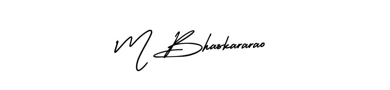 Make a beautiful signature design for name M Bhaskararao. Use this online signature maker to create a handwritten signature for free. M Bhaskararao signature style 3 images and pictures png