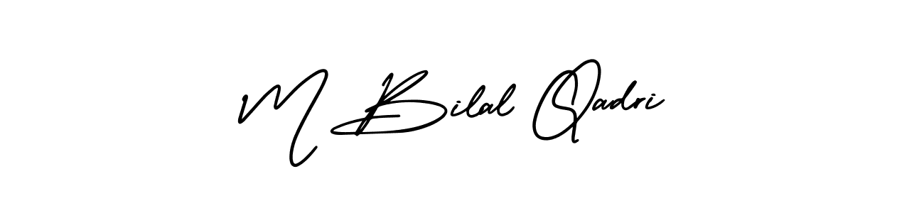 Check out images of Autograph of M Bilal Qadri name. Actor M Bilal Qadri Signature Style. AmerikaSignatureDemo-Regular is a professional sign style online. M Bilal Qadri signature style 3 images and pictures png