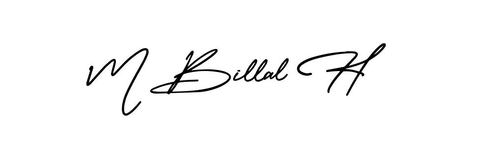 Make a short M Billal H signature style. Manage your documents anywhere anytime using AmerikaSignatureDemo-Regular. Create and add eSignatures, submit forms, share and send files easily. M Billal H signature style 3 images and pictures png