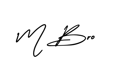 You should practise on your own different ways (AmerikaSignatureDemo-Regular) to write your name (M Bro) in signature. don't let someone else do it for you. M Bro signature style 3 images and pictures png