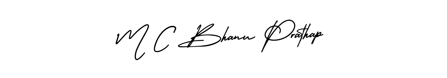 Also we have M C Bhanu Prathap name is the best signature style. Create professional handwritten signature collection using AmerikaSignatureDemo-Regular autograph style. M C Bhanu Prathap signature style 3 images and pictures png