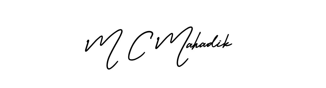 Here are the top 10 professional signature styles for the name M C Mahadik. These are the best autograph styles you can use for your name. M C Mahadik signature style 3 images and pictures png