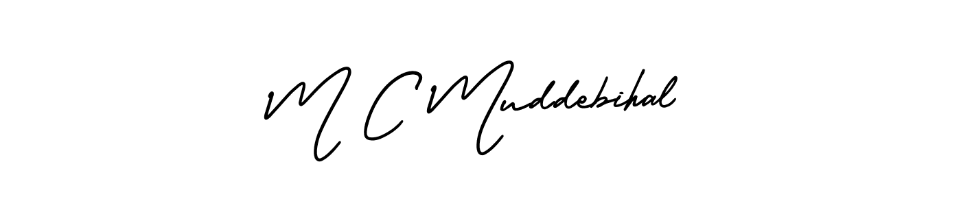 Once you've used our free online signature maker to create your best signature AmerikaSignatureDemo-Regular style, it's time to enjoy all of the benefits that M C Muddebihal name signing documents. M C Muddebihal signature style 3 images and pictures png