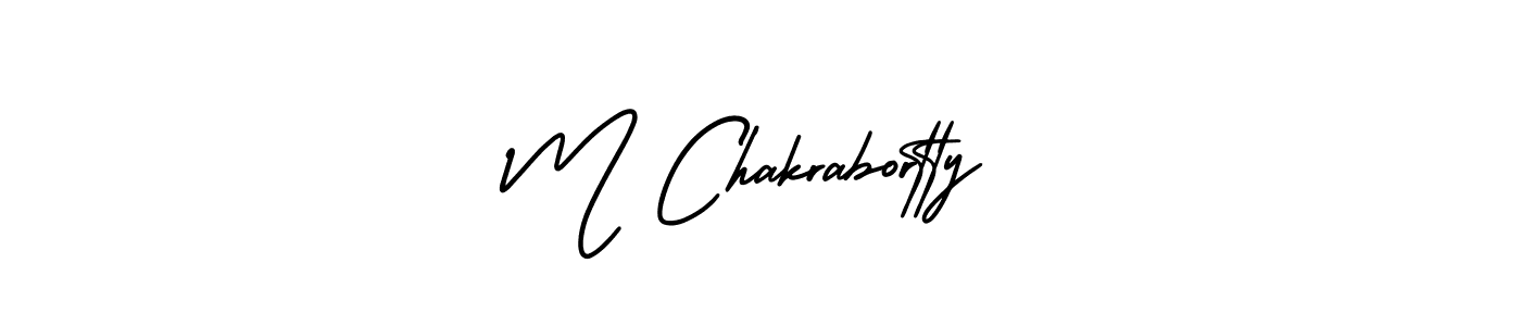 How to make M Chakrabortty signature? AmerikaSignatureDemo-Regular is a professional autograph style. Create handwritten signature for M Chakrabortty name. M Chakrabortty signature style 3 images and pictures png