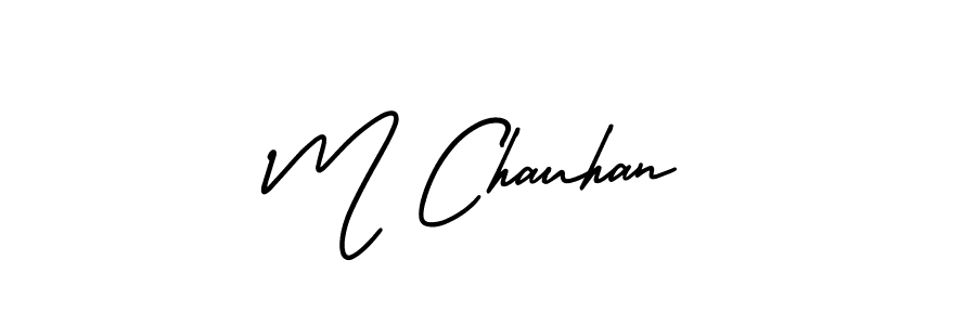 Here are the top 10 professional signature styles for the name M Chauhan. These are the best autograph styles you can use for your name. M Chauhan signature style 3 images and pictures png