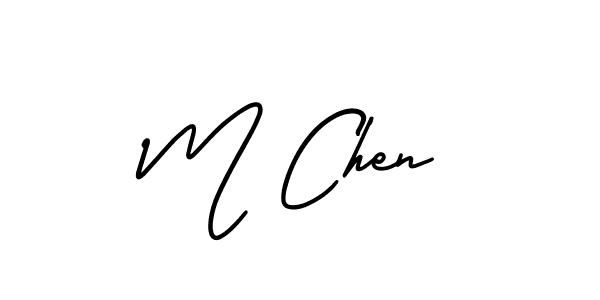 AmerikaSignatureDemo-Regular is a professional signature style that is perfect for those who want to add a touch of class to their signature. It is also a great choice for those who want to make their signature more unique. Get M Chen name to fancy signature for free. M Chen signature style 3 images and pictures png