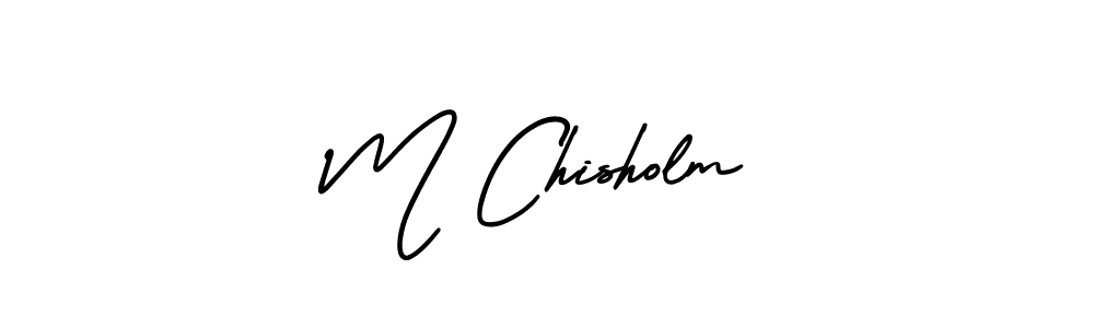 Best and Professional Signature Style for M Chisholm. AmerikaSignatureDemo-Regular Best Signature Style Collection. M Chisholm signature style 3 images and pictures png
