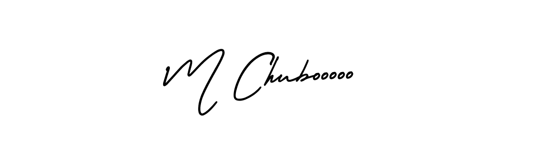 It looks lik you need a new signature style for name M Chubooooo. Design unique handwritten (AmerikaSignatureDemo-Regular) signature with our free signature maker in just a few clicks. M Chubooooo signature style 3 images and pictures png