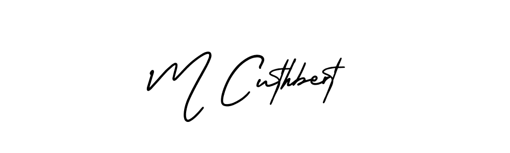 Also You can easily find your signature by using the search form. We will create M Cuthbert name handwritten signature images for you free of cost using AmerikaSignatureDemo-Regular sign style. M Cuthbert signature style 3 images and pictures png