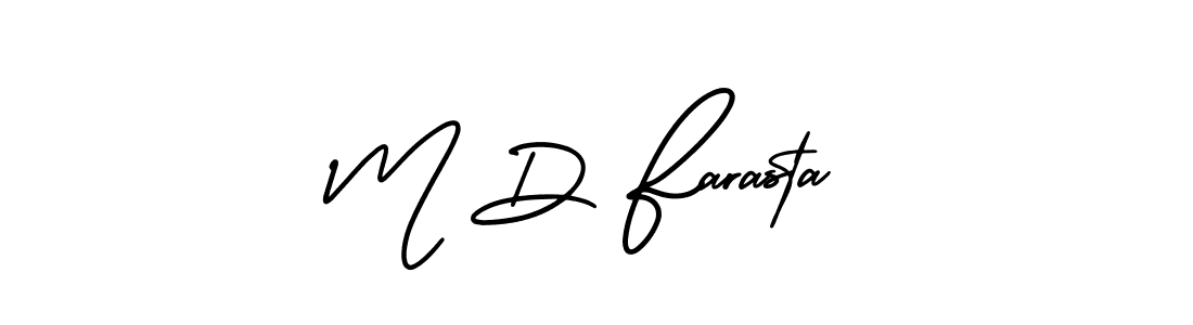 Here are the top 10 professional signature styles for the name M D Farasta. These are the best autograph styles you can use for your name. M D Farasta signature style 3 images and pictures png