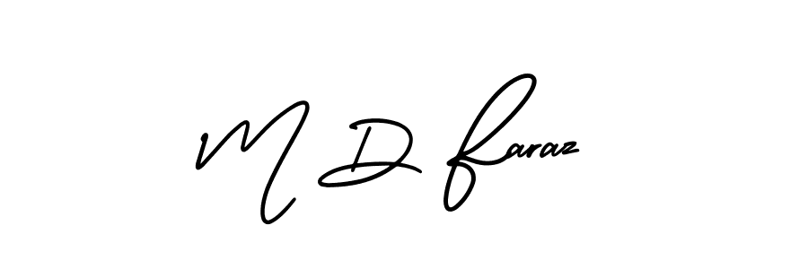 See photos of M D Faraz official signature by Spectra . Check more albums & portfolios. Read reviews & check more about AmerikaSignatureDemo-Regular font. M D Faraz signature style 3 images and pictures png