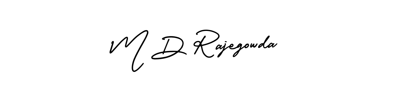 Also You can easily find your signature by using the search form. We will create M D Rajegowda name handwritten signature images for you free of cost using AmerikaSignatureDemo-Regular sign style. M D Rajegowda signature style 3 images and pictures png