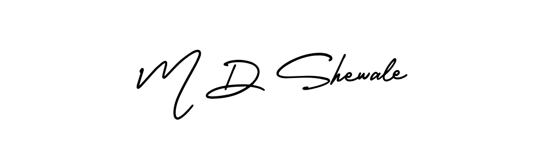 Also we have M D Shewale name is the best signature style. Create professional handwritten signature collection using AmerikaSignatureDemo-Regular autograph style. M D Shewale signature style 3 images and pictures png