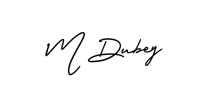 Also You can easily find your signature by using the search form. We will create M Dubey name handwritten signature images for you free of cost using AmerikaSignatureDemo-Regular sign style. M Dubey signature style 3 images and pictures png