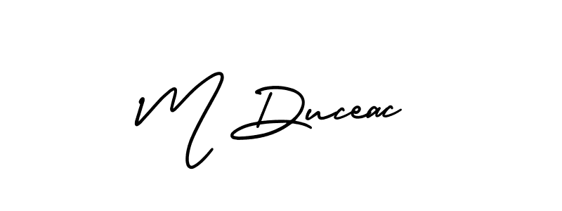 Once you've used our free online signature maker to create your best signature AmerikaSignatureDemo-Regular style, it's time to enjoy all of the benefits that M Duceac name signing documents. M Duceac signature style 3 images and pictures png