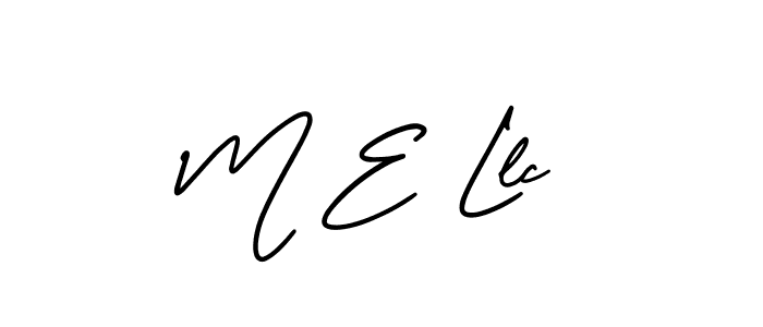 Make a beautiful signature design for name M E Llc. Use this online signature maker to create a handwritten signature for free. M E Llc signature style 3 images and pictures png