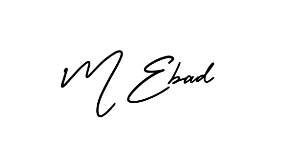 Here are the top 10 professional signature styles for the name M Ebad. These are the best autograph styles you can use for your name. M Ebad signature style 3 images and pictures png