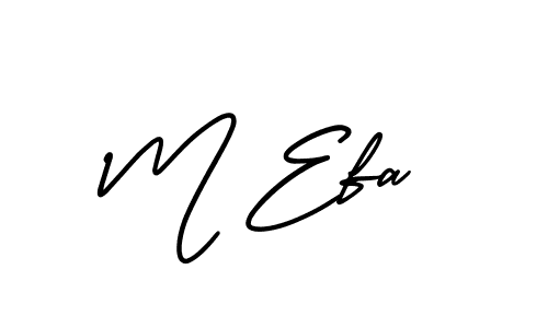 It looks lik you need a new signature style for name M Efa. Design unique handwritten (AmerikaSignatureDemo-Regular) signature with our free signature maker in just a few clicks. M Efa signature style 3 images and pictures png