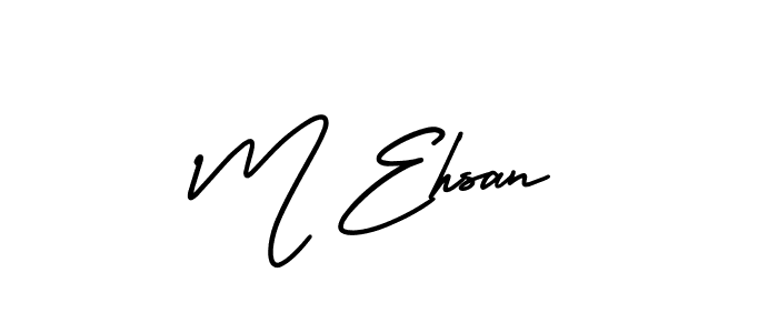 Make a beautiful signature design for name M Ehsan. Use this online signature maker to create a handwritten signature for free. M Ehsan signature style 3 images and pictures png