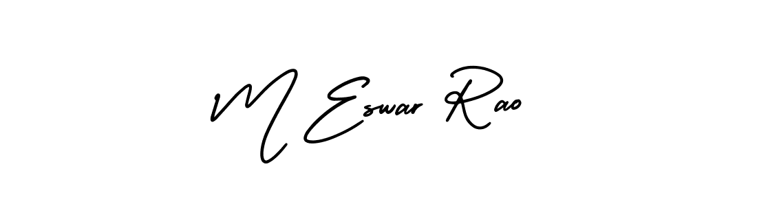 Once you've used our free online signature maker to create your best signature AmerikaSignatureDemo-Regular style, it's time to enjoy all of the benefits that M Eswar Rao name signing documents. M Eswar Rao signature style 3 images and pictures png
