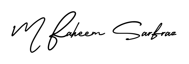 Explore multiple handwriting variations for M Faheem Sarfraz including this stunning AmerikaSignatureDemo-Regular design. Free to use across all platforms. M Faheem Sarfraz signature style 3 images and pictures png