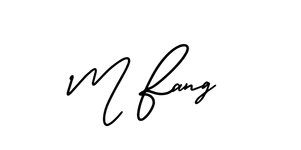 Once you've used our free online signature maker to create your best signature AmerikaSignatureDemo-Regular style, it's time to enjoy all of the benefits that M Fang name signing documents. M Fang signature style 3 images and pictures png