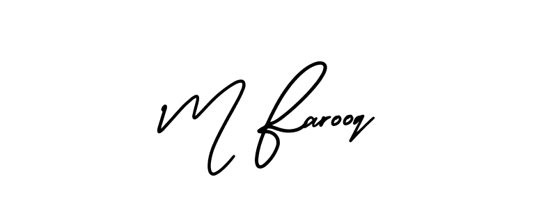 Best and Professional Signature Style for M Farooq. AmerikaSignatureDemo-Regular Best Signature Style Collection. M Farooq signature style 3 images and pictures png