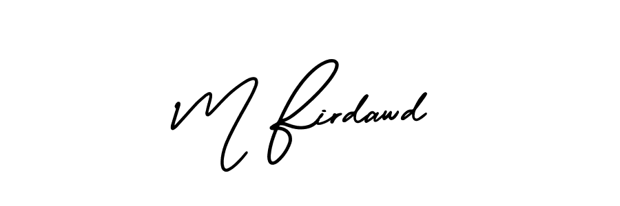 Check out images of Autograph of M Firdawd name. Actor M Firdawd Signature Style. AmerikaSignatureDemo-Regular is a professional sign style online. M Firdawd signature style 3 images and pictures png