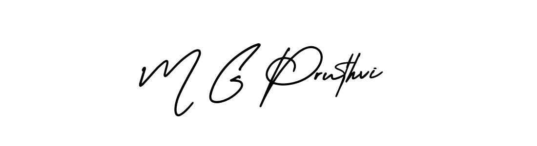 Similarly AmerikaSignatureDemo-Regular is the best handwritten signature design. Signature creator online .You can use it as an online autograph creator for name M G Pruthvi. M G Pruthvi signature style 3 images and pictures png