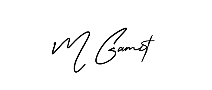 How to Draw M Gamit signature style? AmerikaSignatureDemo-Regular is a latest design signature styles for name M Gamit. M Gamit signature style 3 images and pictures png