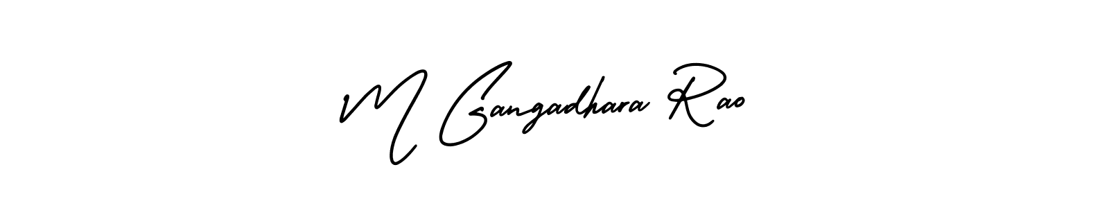 Make a beautiful signature design for name M Gangadhara Rao. Use this online signature maker to create a handwritten signature for free. M Gangadhara Rao signature style 3 images and pictures png