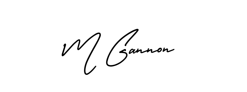 It looks lik you need a new signature style for name M Gannon. Design unique handwritten (AmerikaSignatureDemo-Regular) signature with our free signature maker in just a few clicks. M Gannon signature style 3 images and pictures png