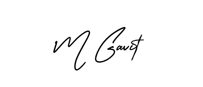 Best and Professional Signature Style for M Gavit. AmerikaSignatureDemo-Regular Best Signature Style Collection. M Gavit signature style 3 images and pictures png