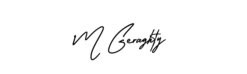 Best and Professional Signature Style for M Geraghty. AmerikaSignatureDemo-Regular Best Signature Style Collection. M Geraghty signature style 3 images and pictures png