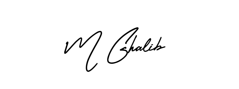 Best and Professional Signature Style for M Ghalib. AmerikaSignatureDemo-Regular Best Signature Style Collection. M Ghalib signature style 3 images and pictures png