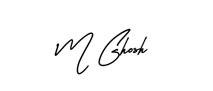 How to Draw M Ghosh signature style? AmerikaSignatureDemo-Regular is a latest design signature styles for name M Ghosh. M Ghosh signature style 3 images and pictures png