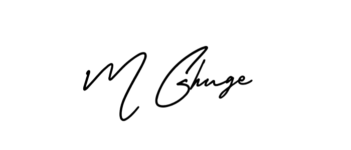 Best and Professional Signature Style for M Ghuge. AmerikaSignatureDemo-Regular Best Signature Style Collection. M Ghuge signature style 3 images and pictures png