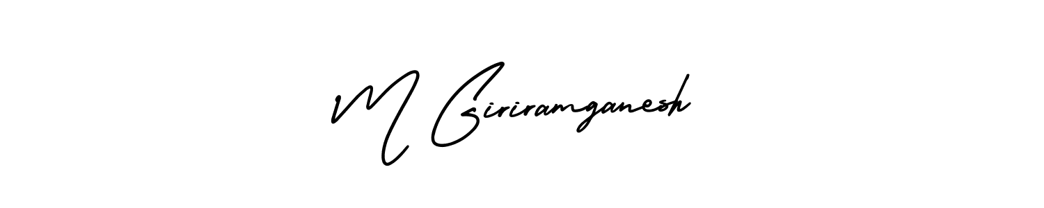 You can use this online signature creator to create a handwritten signature for the name M Giriramganesh. This is the best online autograph maker. M Giriramganesh signature style 3 images and pictures png