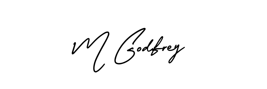 Make a beautiful signature design for name M Godfrey. Use this online signature maker to create a handwritten signature for free. M Godfrey signature style 3 images and pictures png