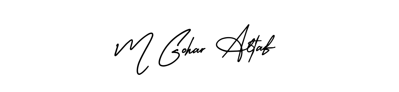 Check out images of Autograph of M Gohar Altaf name. Actor M Gohar Altaf Signature Style. AmerikaSignatureDemo-Regular is a professional sign style online. M Gohar Altaf signature style 3 images and pictures png