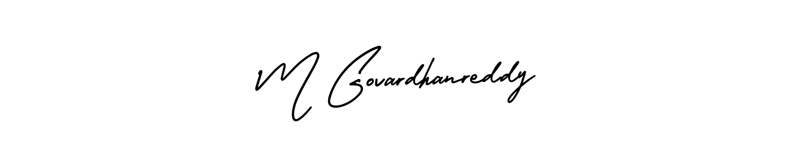 Once you've used our free online signature maker to create your best signature AmerikaSignatureDemo-Regular style, it's time to enjoy all of the benefits that M Govardhanreddy name signing documents. M Govardhanreddy signature style 3 images and pictures png