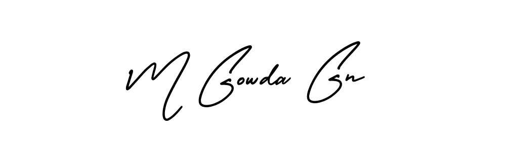Make a beautiful signature design for name M Gowda Gn. Use this online signature maker to create a handwritten signature for free. M Gowda Gn signature style 3 images and pictures png